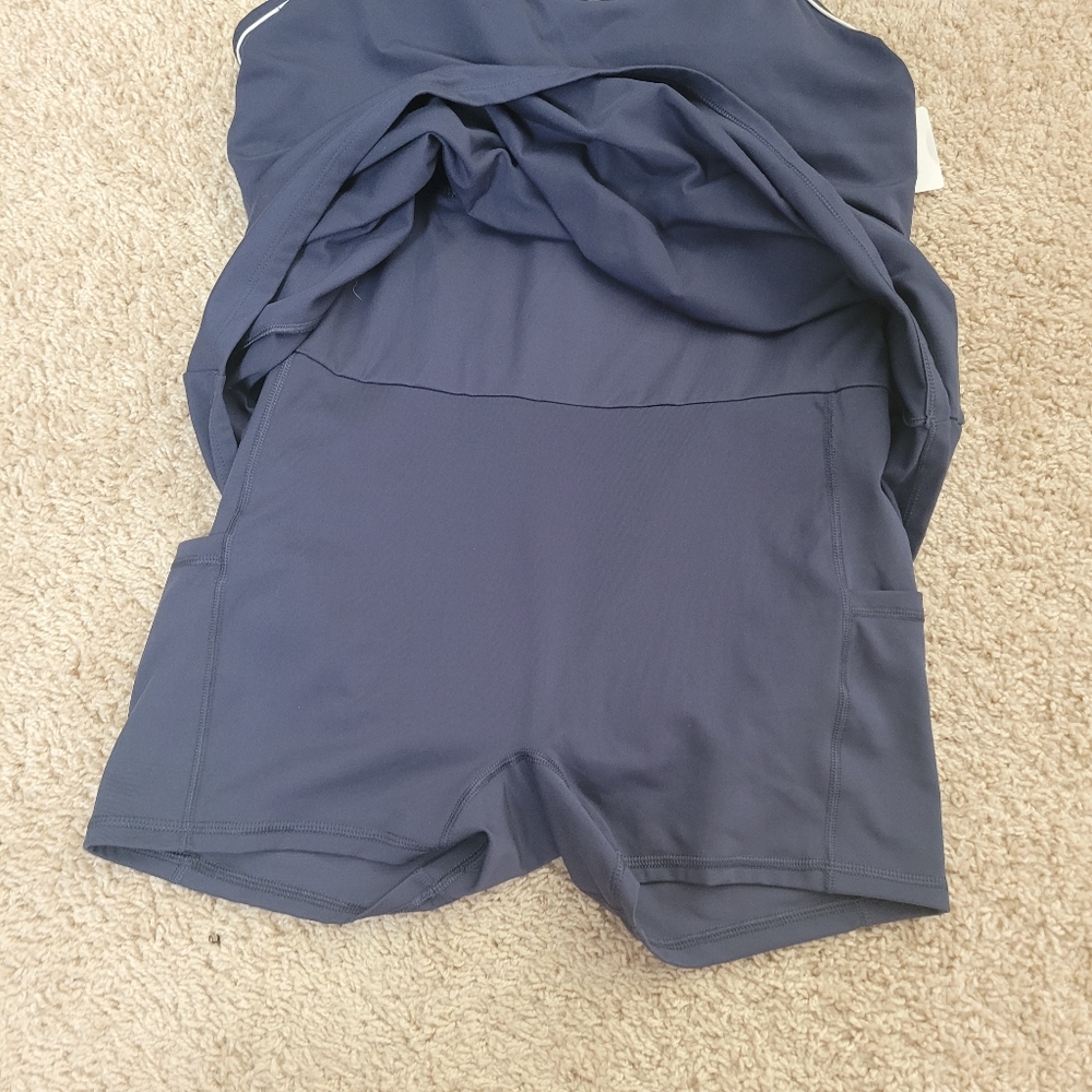 Yogalicious Navy Nudetech Set And Swing Dress Skort Size XL Tennis Golf athletic - Picture 5 of 8